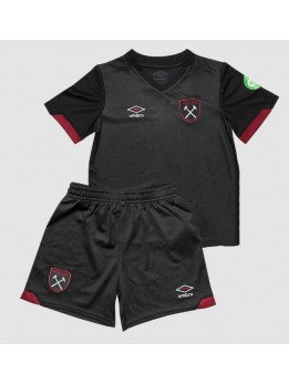 Detské Futbalové oblečenie West Ham United 2024-25 Krátky Rukáv - Preč (+ trenírky)